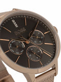 Hugo Boss Symphony Grey Dial Gold Mesh Bracelet Watch for Women - 1502424 Authentic Buy Shop Now