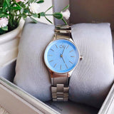 Calvin Klein Simplicity Blue Dial Silver Steel Strap Watch for Women - K432314N Authentic Buy Shop Now