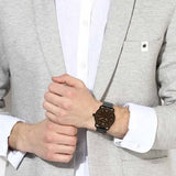 Fossil The Commuter Brown Dial Black Steel Strap Watch for Men - FS5277 Authentic Buy Shop Now