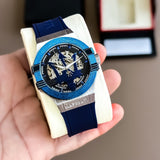 Maserati Potenza Automatic Skeleton Dial Blue Rubber Strap Watch For Men - R8821108035 Authentic Buy Shop Now