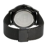 Tommy Hilfiger Brad Quartz Blue Dial Black Mesh Bracelet Watch For Men - 1710392 Authentic Buy Shop Now