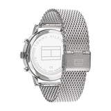 Tommy Hilfiger Evan Grey Dial Silver Mesh Bracelet Watch for Men - 1710396 Authentic Buy Shop Now
