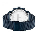 Tommy Hilfiger Evan Blue Dial Blue Mesh Bracelet Watch for Men - 1710397 Authentic Buy Shop Now