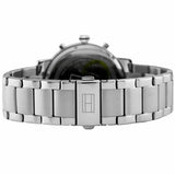 Tommy Hilfiger Evan Chronograph Blue Dial Silver Steel Strap Watch For Men - 1710409 Authentic Buy Shop Now