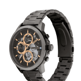 Tommy Hilfiger Henry Chronograph Grey Dial Grey Steel Strap Watch For Men - 1710479 Authentic Buy Shop Now