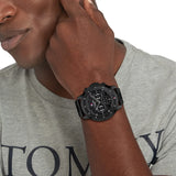 Tommy Hilfiger Classic Chronograph Black Dial Black Steel Strap Watch For Men - 1710494 Authentic Buy Shop Now