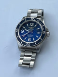 Breitling Superocean Automatic 42mm Blue Dial Silver Steel Strap Watch for Men - A17366D81C1A1 Authentic Buy Shop Now