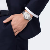 Cartier Ballon Bleu De Cartier Silver Dial Silver Steel Strap Watch for Men - WSBB0049 Authentic Buy Shop Now