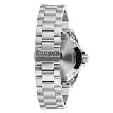 Gucci Dive Quartz Black Dial Silver Steel Strap Watch For Men - YA136301A Authentic Buy Shop Now