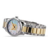 Gucci G Timeless Quartz Mother of Pearl Blue Dial Two Tone Steel Strap Watch For Women - YA1265011 Authentic Buy Shop Now