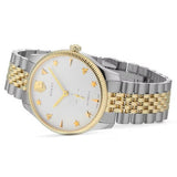Gucci G Timeless Automatic White Dial Two Tone Steel Strap Watch for Men - YA126356 Authentic Buy Shop Now