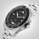 Gucci Dive Quartz Black Dial Silver Steel Strap Watch For Men - YA136221 Authentic Buy Shop Now