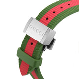 Gucci Dive Automatic Black Dial Two Tone Rubber Strap Watch for Men - YA136349 Authentic Buy Shop Now