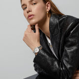Gucci G Timeless Diamonds White Dial Silver Steel Strap Watch for Women - YA1265064 Authentic Buy Shop Now