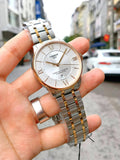 Tissot Chemin des Tourelles Powermatic 80 Silver Dial Two Tone Steel Strap Watch for Men - T099.407.22.038.02 Authentic Buy Shop Now
