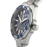 Tag Heuer Aquaracer Blue Dial Quartz Silver Steel Strap Watch for Men - WAY111C.BA0928 Authentic Buy Shop Now