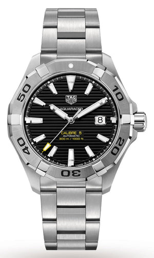 Tag Heuer Aquaracer Black Dial Watch for Men - WAY2010.BA0927 Authentic Buy Shop Now