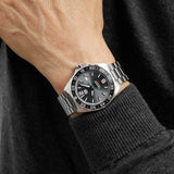 Tag Heuer Formula 1 Calibre 5 Chronograph Anthracite Dial Silver Steel Strap Watch for Men - WAZ2011.BA0842 Authentic Buy Shop Now