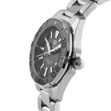 Tag Heuer Aquaracer Quartz Black Dial Silver Steel Strap Watch for Women - WAY131K.BA0748 Authentic Buy Shop Now