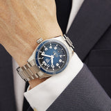 Tag Heuer Autavia Automatic Blue Dial Silver Steel Strap Watch for Men - WBE5116.EB0173 Authentic Buy Shop Now