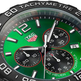 Tag Heuer Formula 1 Chronograph Green Dial Green Rubber Strap Watch for Men - CAZ101AP.FT8056 Authentic Buy Shop Now