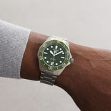 Tag Heuer Aquaracer Professional 300 Automatic Green Dial Silver Steel Strap Watch for Men - WBP208B.BF0631 Authentic Buy Shop Now