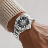Tag Heuer Aquaracer Professional 200 Automatic Black Dial Silver Steel Strap Watch for Men - WBP2110.BA0627 Authentic Buy Shop Now