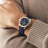 Tag Heuer Aquaracer Professional 200 Automatic Blue Dial Blue Rubber Strap Watch for Men - WBP2150.FT6210 Authentic Buy Shop Now