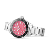 Tag Heuer Aquaracer Professional 300 Automatic Diamonds Pink Dial Silver Steel Strap Watch for Women - WBP231J.BA0618 Authentic Buy Shop Now