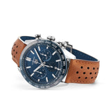 Tag Heuer Carrera Automatic Chronograph Blue Dial Brown Leather Strap Watch for Men - CBN2A1A.FC6537 Authentic Buy Shop Now