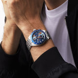 Tag Heuer Formula 1 Gulf Edition Chronograph Blue Dial Silver Steel Strap Watch for Men - CAZ101AT.BA0842 Authentic Buy Shop Now