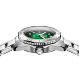 Tag Heuer Aquaracer Professional 200 Automatic Diamond Green Dial Silver Steel Strap Watch for Women - WBP2415.BA0622 Authentic Buy Shop Now