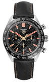 Tag Heuer Carrera Year of The Rabbit Automatic Chronograph Black Dial Black Leather Strap Watch for Men - CBN2A1L.FC6521 Authentic Buy Shop Now