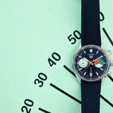 Tag Heuer Carrera Skipper Automatic Chronograph Blue Dial Blue Nylon Strap Watch for Men - CBS2213.FN6002 Authentic Buy Shop Now