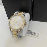 Michael Kors Kacie Three Hand Silver Dial Two Tone Steel Strap Watch for Women - MK6931 Authentic Buy Shop Now