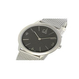 Calvin Klein Minimal Grey Dial Silver Mesh Bracelet Watch for Men - K3M52154 Authentic Buy Shop Now