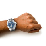 Breitling Colt Automatic 44mm Blue Dial Silver Steel Strap Mens Watch - A1738811/C906/173A Authentic Buy Shop Now