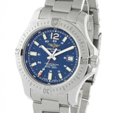 Breitling Colt Automatic 44mm Blue Dial Silver Steel Strap Mens Watch - A1738811/C906/173A Authentic Buy Shop Now