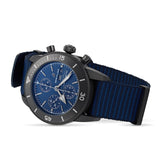 Breitling Superocean Heritage Chronograph 44 Outerknown Blue Dial Blue NATO Strap Watch for Men - M133132A1C1W1 Authentic Buy Shop Now