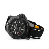 Breitling Avenger Automatic 45 Seawolf Night Mission Black Dial Black Nylon Strap Watch for Men - V17319101B1X1 Authentic Buy Shop Now