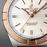 Breitling Chronomat 32 White Dial Two Tone Steel Strap Watch for Women - U77310101A1U1 Authentic Buy Shop Now