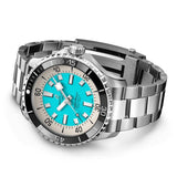 Breitling Superocean Automatic 44mm Turquoise Dial Silver Steel Strap Watch for Men - A17376211L2A1 Authentic Buy Shop Now