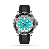 Breitling Superocean Automatic 44 Turquoise Dial Black Rubber Strap Watch for Men - A17376211L2S1 Authentic Buy Shop Now