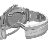 Breitling Superocean Automatic 44mm Navy Green Dial Green Rubber Strap Watch for Men - A17376A31L1A1 Authentic Buy Shop Now