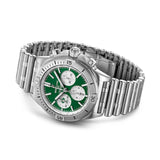 Breitling Chronomat B01 42 Six Nations Ireland Green Dial Silver Steel Strap Watch for Men - AB0134A91L1A1 Authentic Buy Shop Now