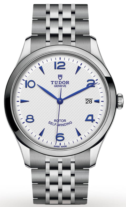Tudor 1926 Automatic White Dial Silver Steel Strap Watch for Men - M91650-0005 Authentic Buy Shop Now