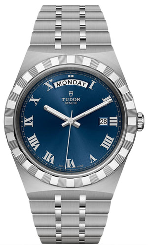 Tudor Royal Automatic Blue Dial Silver Steel Strap Watch for Men - M28600-0005 Authentic Buy Shop Now