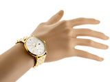 Tommy Hilfiger Jenna Quartz White Dial Gold Steel Strap Watch for Women - 1782069 Authentic Buy Shop Now