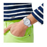 Tommy Hilfiger K2 White Dial White Rubber Strap Watch for Women - 1781306 Authentic Buy Shop Now