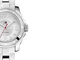 Tommy Hilfiger K2 White Dial White Rubber Strap Watch for Women - 1781306 Authentic Buy Shop Now